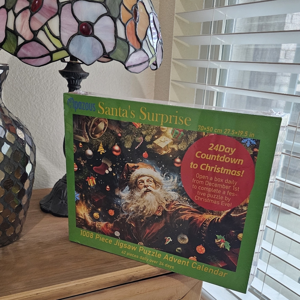 Christmas Jigsaw Puzzle Advent 24 Day Count Down Calendar New In Box